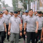 Gubernur Mirza Ikuti Gerak Jalan Sehat Peringatan HUT ke-1 Kodam XXI/Radin Inten