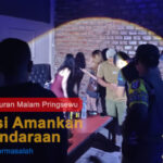 Razia Hiburan Malam Pringsewu, Polisi Amankan 2 Kendaraan Diduga Bermasalah