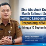 Abu Vulkanik Anak Krakatau Masih Ditemukan di Sekolah, Pemkab Lampung Selatan Perpanjang KBM Daring hingga 10 September