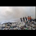 Kebakaran TPA Bandar Jaya Meluas 1,5 Hektare, Petugas Masih Berjibaku Padamkan Api